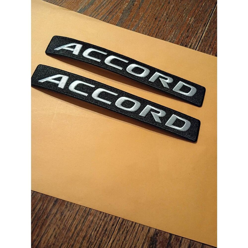 New Honda Accord Black White Iron On Patches for Jacket Hat Shirt Pants Car Cove